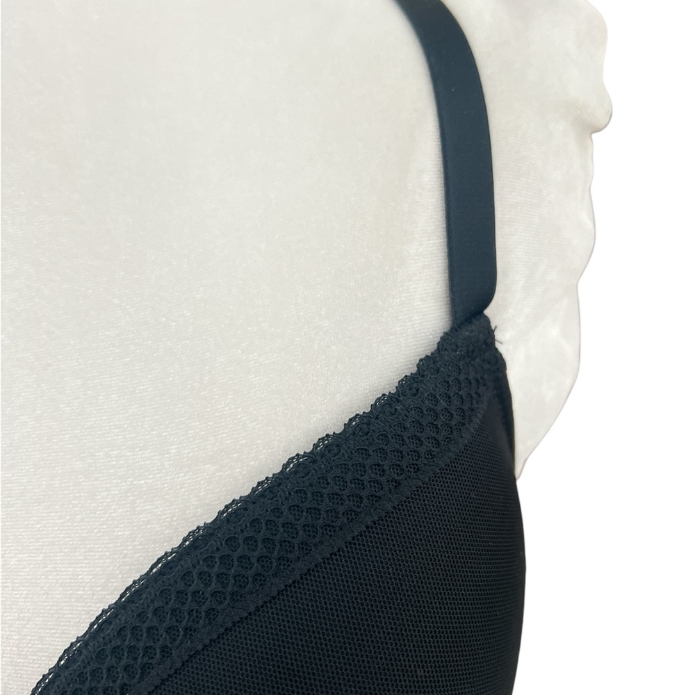 Auden The Ace Black Demi Fit Lace Racerback Bra Size 36C NEW - Picture 5 of 14